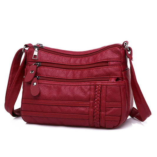 Fashion Women Soft Leather Shoulder Bag