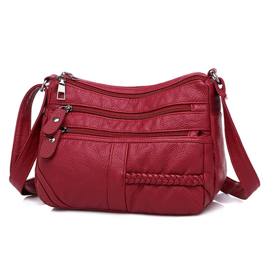 Fashion Women Soft Leather Shoulder Bag